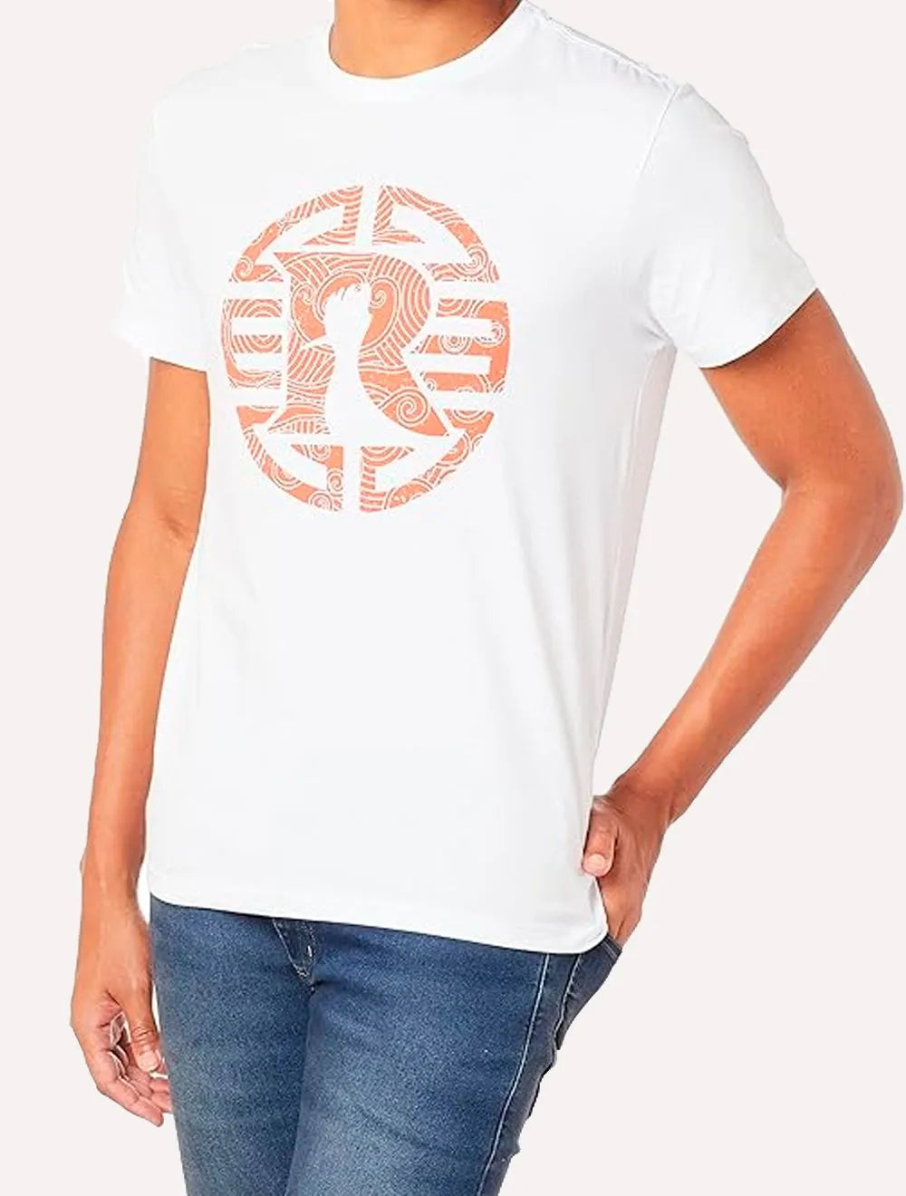 Camiseta Reserva Masculina Estampada R Mandarim Branca