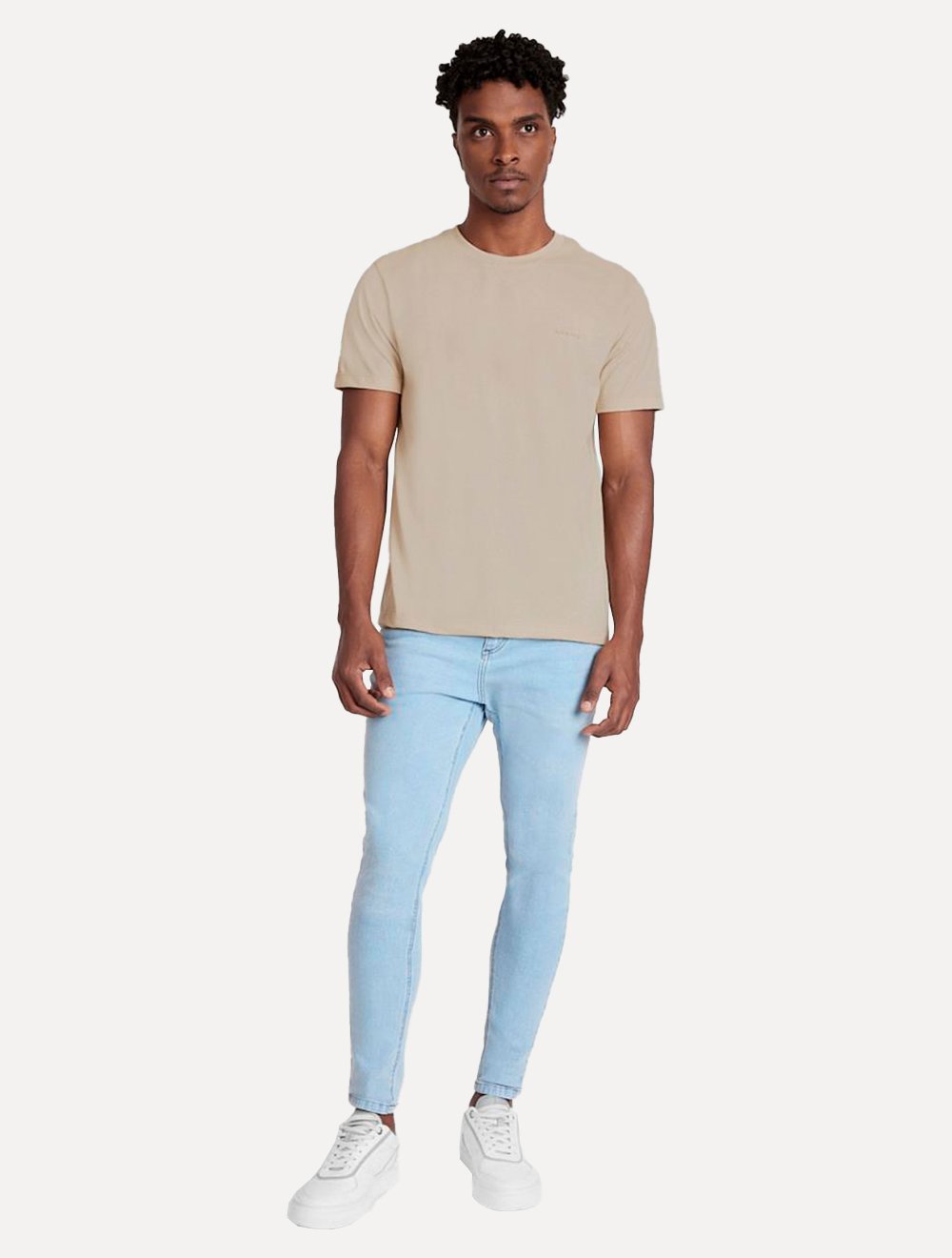 Camiseta Aramis Masculina Eco Lisa Cáqui Claro