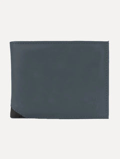 Carteira Original Penguin Masculina Couro Recorte Logo Azul Marinho