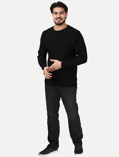 Suéter Dixen Masculino Tricot Straight Braids Preto