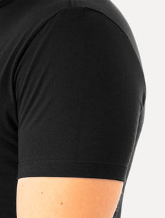Camiseta Guess Masculina Foil Logo Print Preta