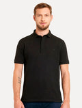 Polo Aramis Masculina Piquet Colorfix Dark Preta