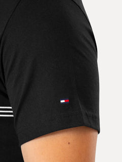 Camiseta Tommy Hilfiger Masculina Brand Love Chest Tee Preta