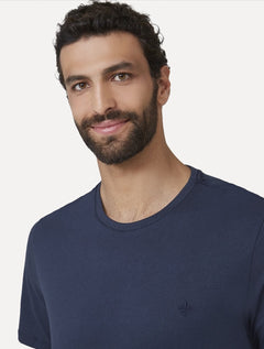 Camiseta Dudalina Regular Essential Icon Azul Marinho