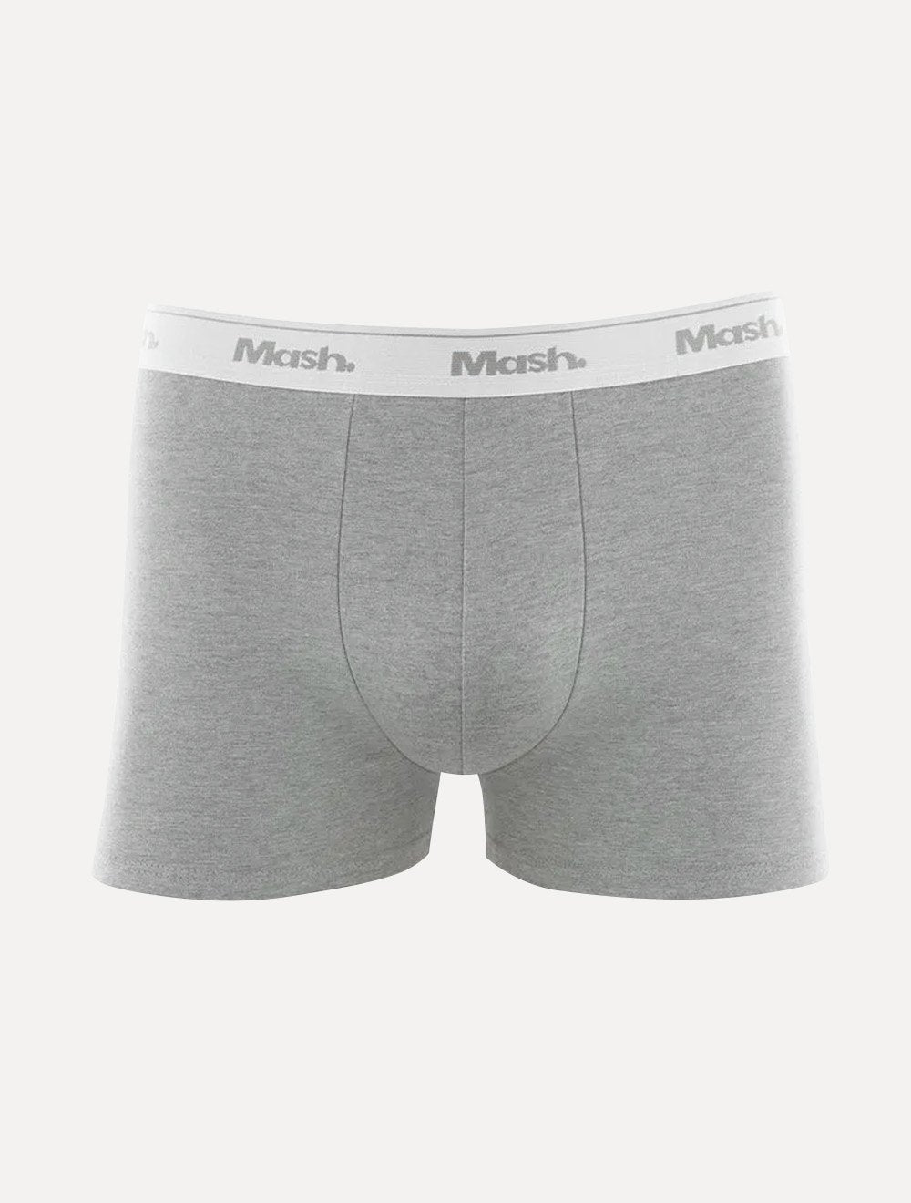 Cueca Mash Boxer Cotton Basic Cinza Mescla Clara