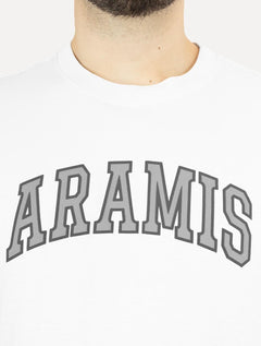 Camiseta Aramis Masculina Regular New College Branca