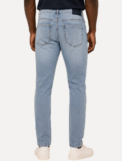 Calça Dudalina Jeans Masculina Slim Denim Dry Delave Jeans Claro