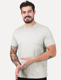 Camiseta Aramis Masculina Basic Silk Blend Modal Cinza Claro