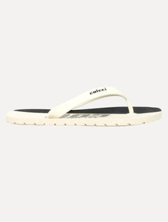 Chinelo Colcci Masculino Neto Maxi Logo Off White/Preto