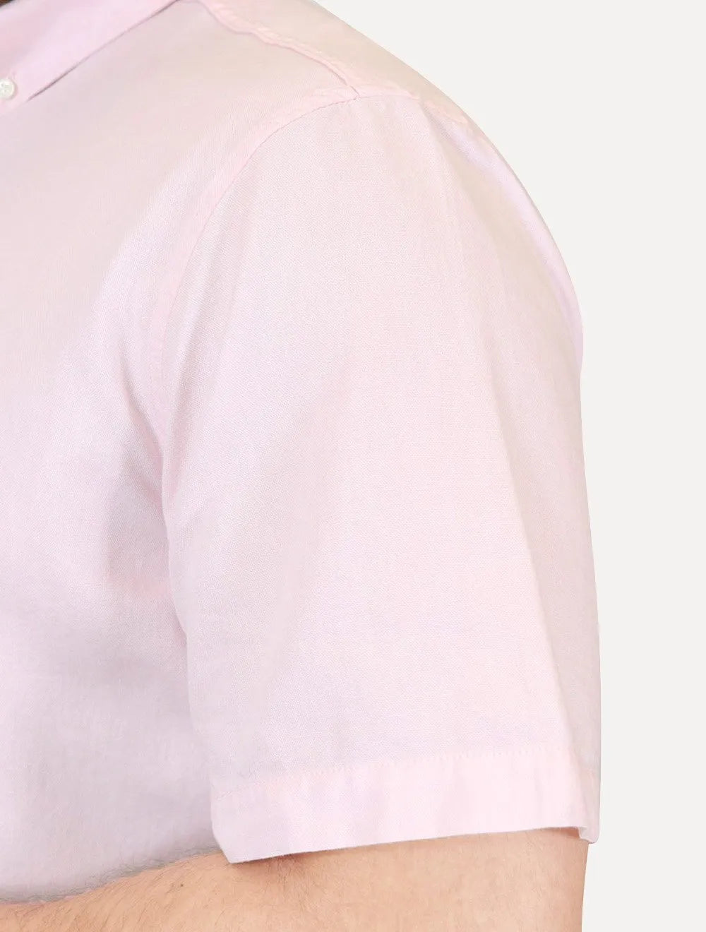Camisa Levis Masculina Relaxed Oxford Authentic Button Down Rosa Claro