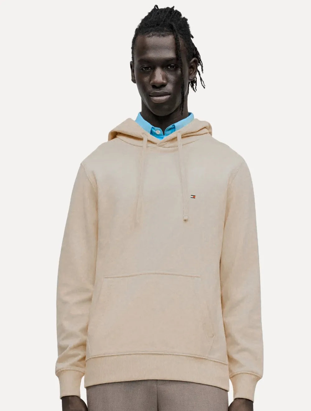 Moletom Tommy Hilfiger Masculino Essential Terry Hoody Cáqui Médio