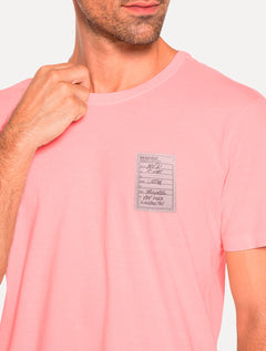 Camiseta Von der Volke Masculina Origineel Tag Rosa