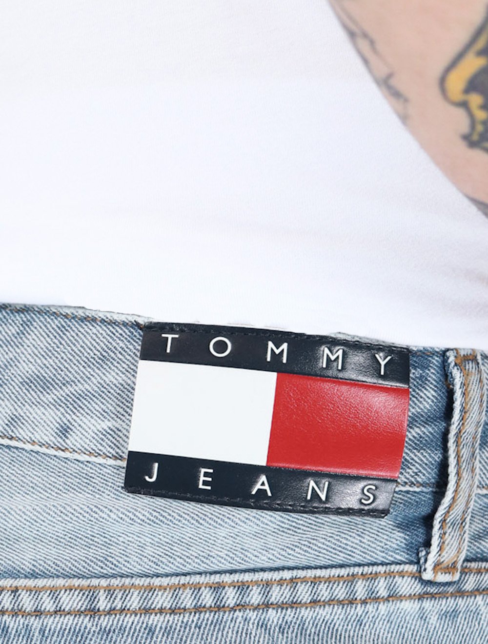 Calça Tommy Jeans Masculina Regular Straight Otis Clara