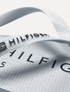 Chinelo Tommy Hilfiger Masculino Rubber Texture Strip Simon 34R Azul/Cinza