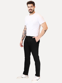 Calça Armani Exchange Masculina Social Stretch Chino Preta