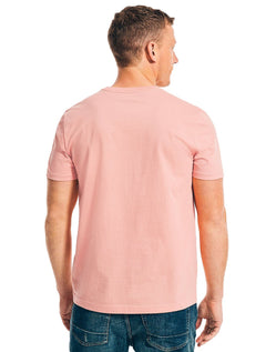 Camiseta Nautica Masculina Dark Icon Rosa Claro