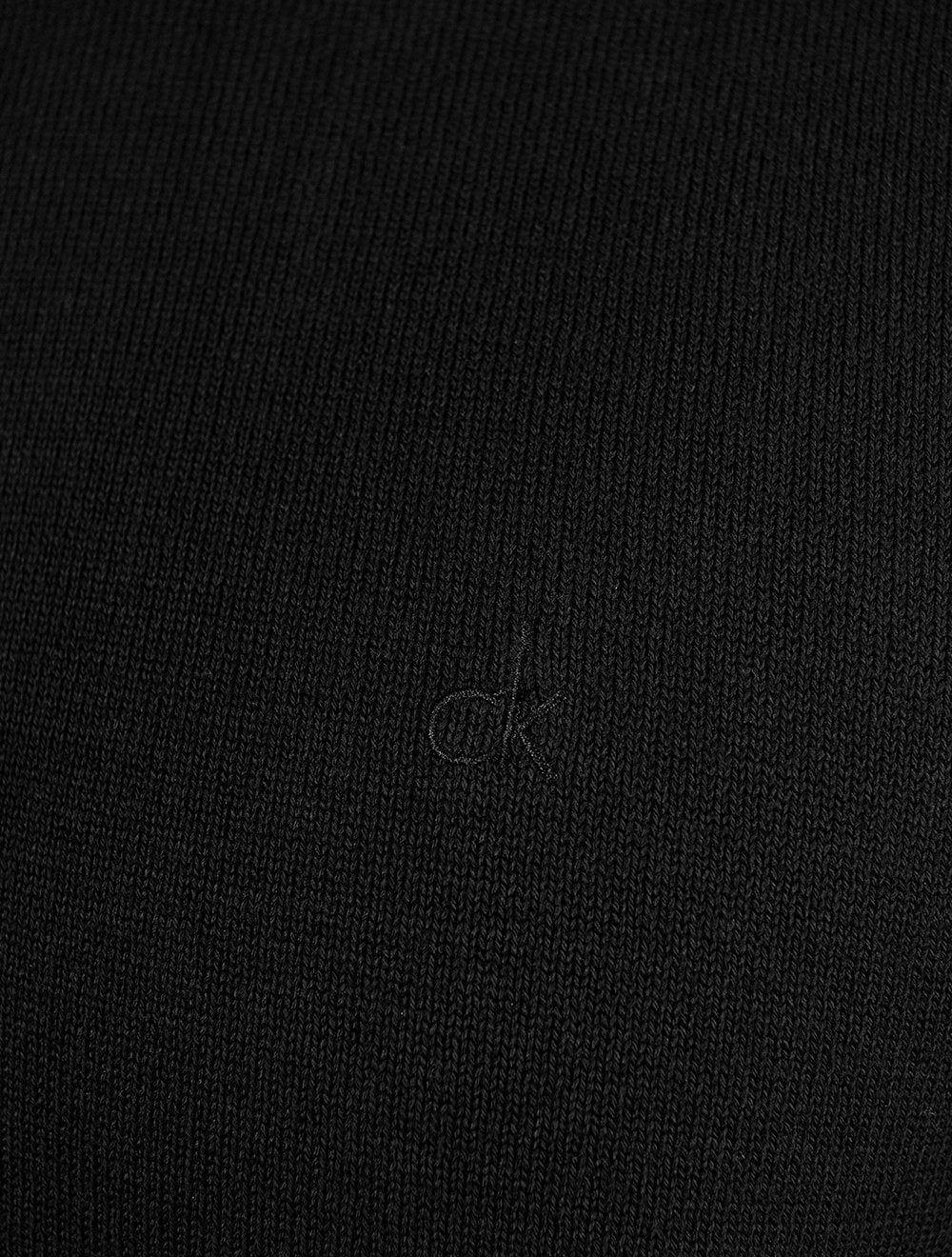Suéter Calvin Klein Jeans Masculino Crewneck Tricot Mini Logo Preto
