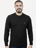 Suéter Levis Masculino Crewneck Classic Housemark Logo Preto