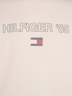 Moletom Tommy Hilfiger Masculino Crewneck '85 Silk Areia