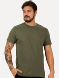 Camiseta Tommy Hilfiger Stack Brand Love Verde Militar