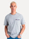 Camiseta Tommy Jeans Masculina Essential Flag Pocket Cinza Mescla