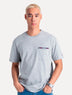 Camiseta Tommy Jeans Masculina Essential Flag Pocket Cinza Mescla