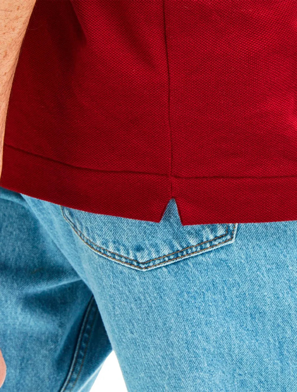 Polo Lacoste Masculina L.12.12 Marsala