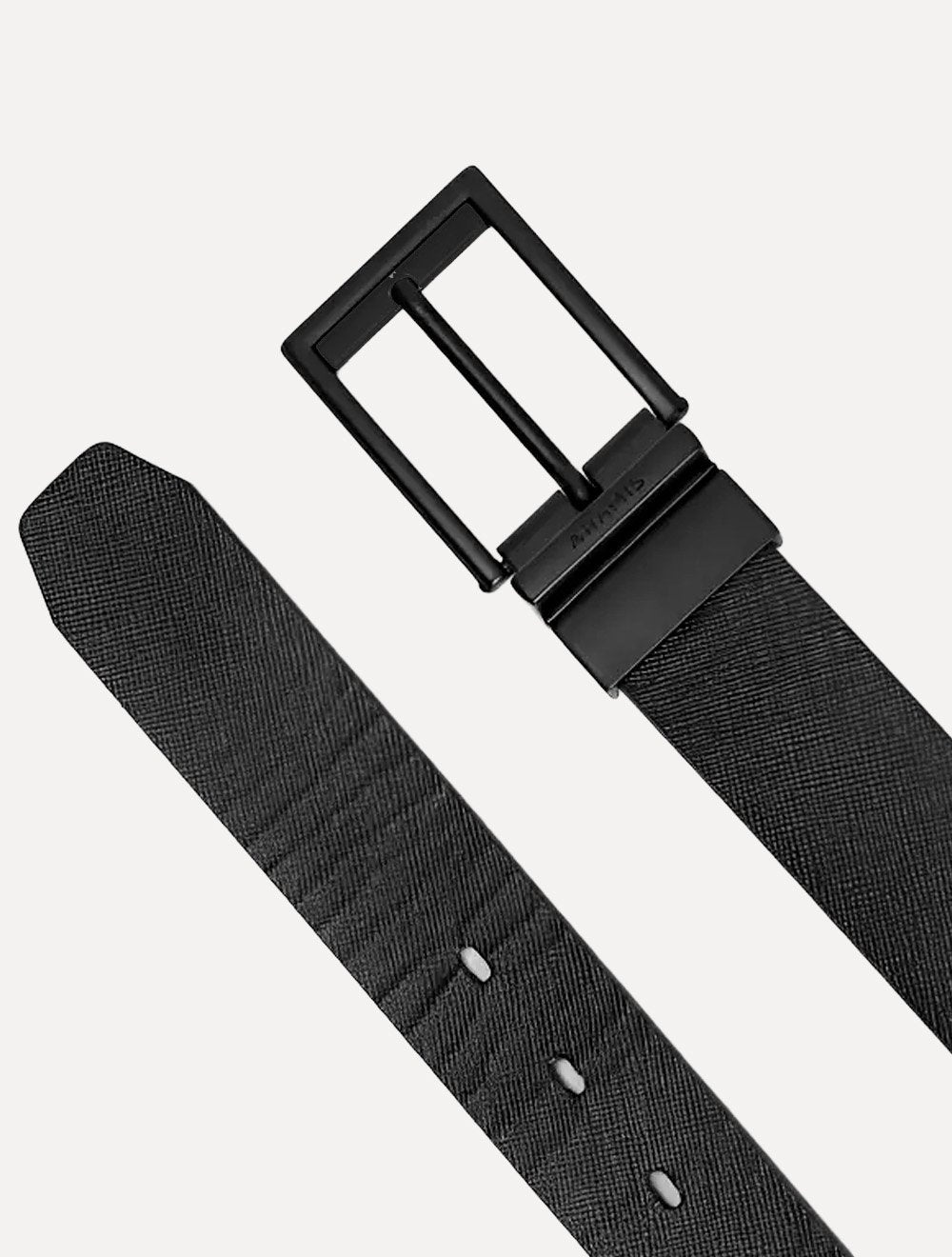 Cinto Aramis Masculino Couro Dupla Face EntWine Preto/Café