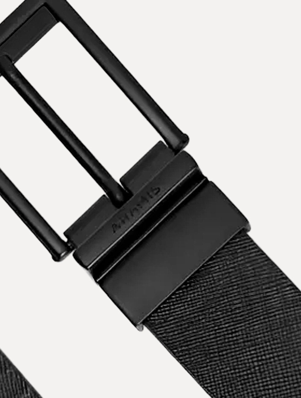 Cinto Aramis Masculino Couro Dupla Face EntWine Preto/Café