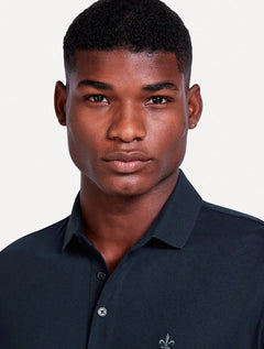 Polo Dudalina Masculina Essentials Extra Cotton Blu Icon Azul Marinho