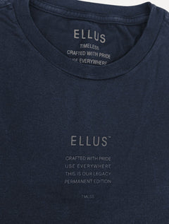 Camiseta Ellus Masculina Pima Cotton Timeless Clothing Classic Azul Marinho