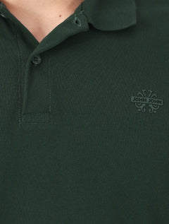 Polo John John Masculina Light Transfer Verde Escuro