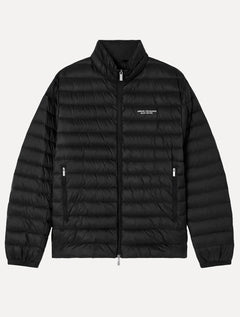 Jaqueta Armani Exchange Masculina Nylon Acolchoada Preta