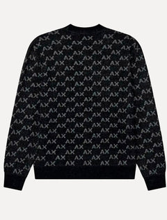 Suéter  Armani Exchange Masculino Regular Preto