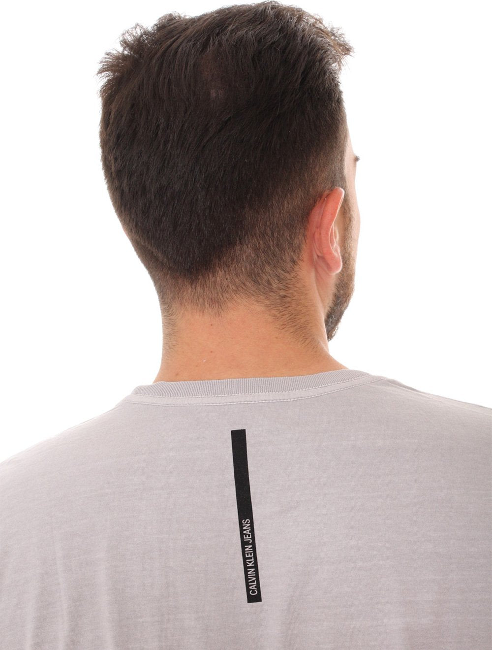 Camiseta Calvin Klein Jeans Masculina Spirit Youth Cinza
