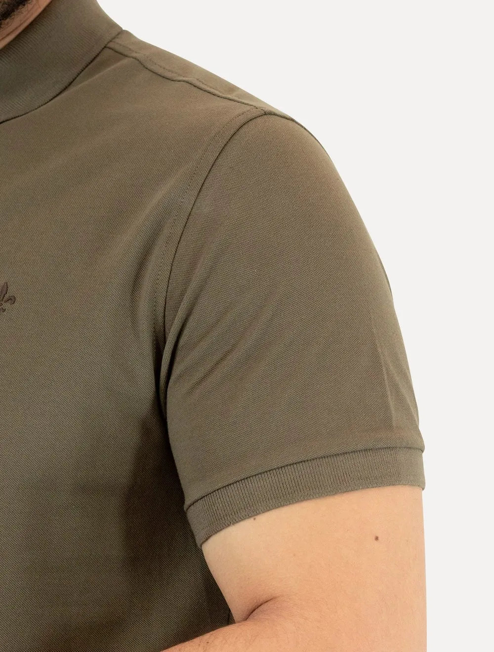 Polo Dudalina Essentials Básica Marrom Claro