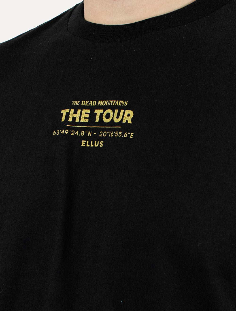 Camiseta Ellus Masculina Cotton Fine Tour Staff Classic Preta