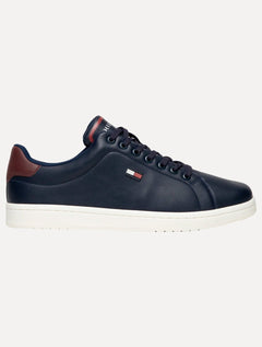 Tênis Tommy Hilfiger Masculino Flag Low Cut-Lace Up Azul Marinho