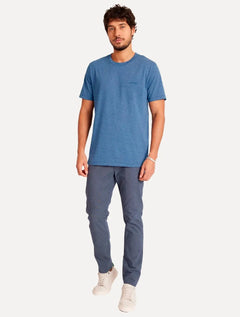Camiseta Aramis Masculina Eco Lisa Azul Cobalto Mescla