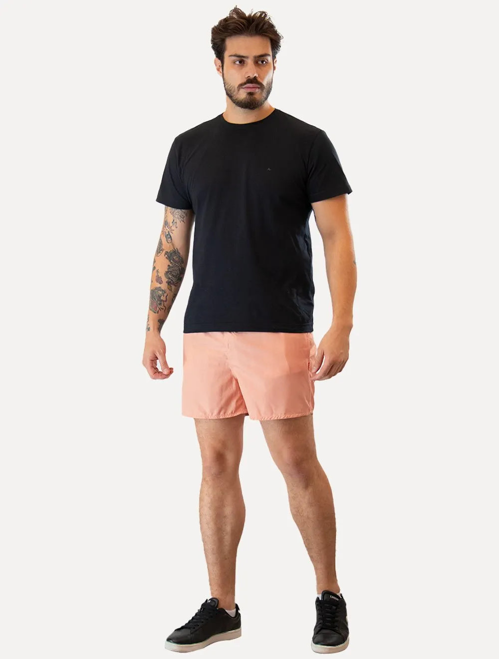 Short Reserva Masculino D'Água Beachwear Texture Salmão