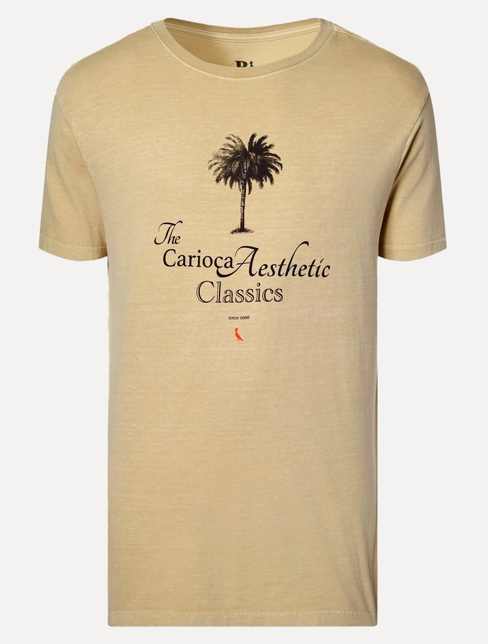 Camiseta Reserva Masculina The Carioca Asthetic Cáqui Claro