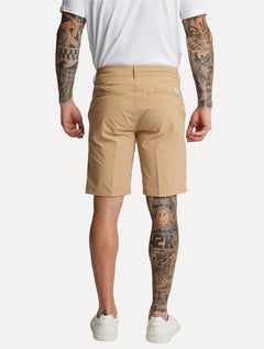 Bermuda King & Joe Masculina Casual Techno Flex Cáqui