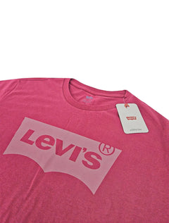 Camiseta Levis Masculina Logo Batwing Classic Bordô