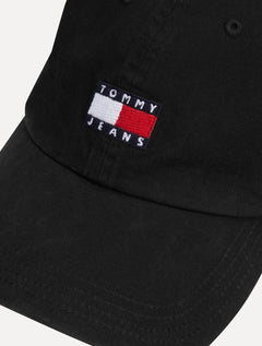 Boné Tommy Jeans Masculino Heritage Structured Preto
