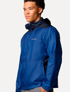 Jaqueta Columbia Masculina Discovery Loop Windbreaker Royal/Marinho