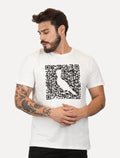 Camiseta Reserva Masculina Regular Greenk QR Code Branca