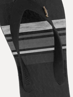 Chinelo Reserva Masculino Watercolor Stripe Preto