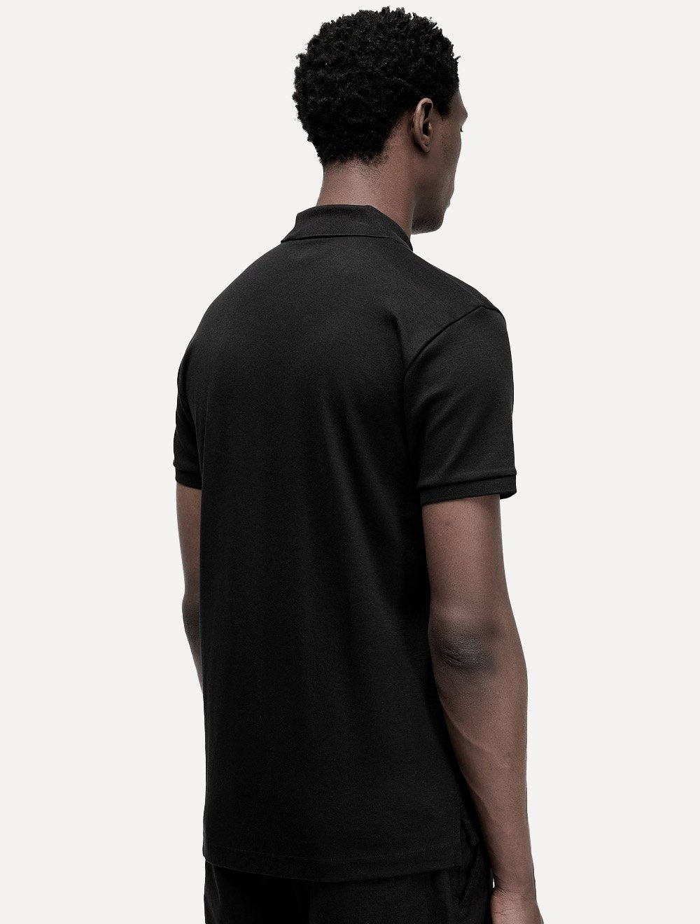 Polo Osklen Masculina Comfort Tridente Pure Touch Mono Logo Preta