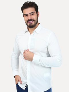 Camisa King & Joe Travel Pack Tech Poliflex Branca