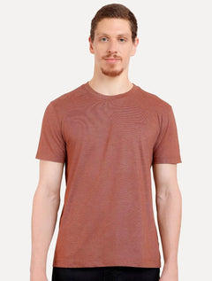 Camiseta Aramis Masculina Eco Lisa Vermelho Escuro Mescla